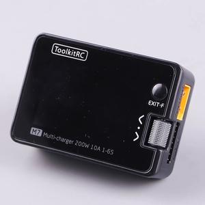 ToolkitRC M7 200W 10A DC Balance Ladegerät Entlader Spannung Servo Checker Signal <span class=keywords><strong>tester</strong></span> für 1-6S Lipo Batterie Drohnen Zubehör - Product Image 1