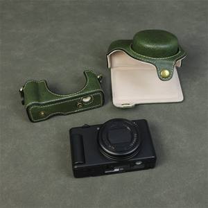 Nueva bolsa de transporte de cámara de cuero PU de cobertura completa con correa para el hombro Estuche para cámara para <span class=keywords><strong>Sony</strong></span> <span class=keywords><strong>ZV1</strong></span> - Product Image 2