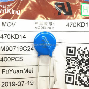 Varistor <span class=keywords><strong>de</strong></span> Óxido <span class=keywords><strong>de</strong></span> <span class=keywords><strong>Zinc</strong></span> MOV 470KD14 Nuevo y Original, 14MM 47V, Protector Contra Sobretensiones, Condensador - Product Image 6