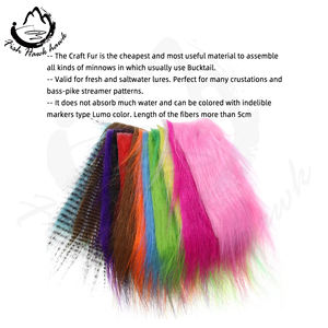 Corps et queue de <span class=keywords><strong>mouche</strong></span> artificielle en fibre synthétique moelleuse en PVC souple, longue et poilue, pour la pêche à la <span class=keywords><strong>mouche</strong></span> en eau salée, en lac, en rivière et en ruisseau - Product Image 3