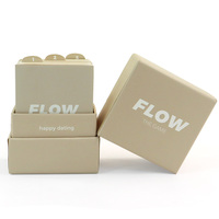 Cartes de jeu en papier personnalisées, écologiques et durables, avec couvercle et base en carton, imprimées sur mesure pour cartes d'affirmation