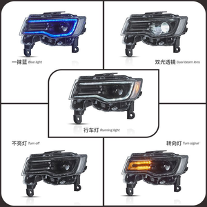 AURON ใหม่ 32V LED ชิปไฟหน้าลูเมนสูงไฟหน้าต่ำสำหรับรถจี๊ป 2014-2020 แกรนด์เชโรกี - Product Image 2