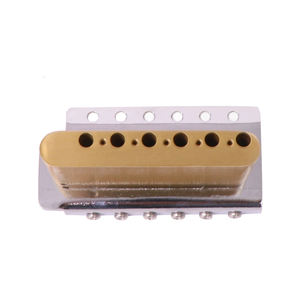Puente de Trémolo Cromado de 6 Puntos para Guitarra Eléctrica, Base de Latón Completa, Modificación Profesional, Uso de Reparación de Alta Gama, Venta al Por Mayor OEM - Product Image 5
