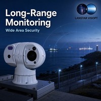 Cámara Termográfica Multiespectral con Análisis por IA, Visión Nocturna Láser, IP67, Resistente a la Intemperie, Largo Alcance, Equipo de Observación para Exteriores Día y Noche