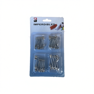 MNJ Imperdibles Pins 12Pcs Assorted Sizes For Crafting And Sewing - Product Image 1