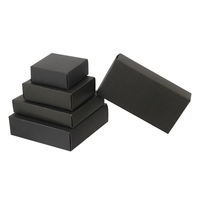 Boîte cadeau noire haut de gamme pour les appareils électroniques intelligents, montres connectées, smartphones, tablettes, boîte d'emballage cadeau haut de gamme avec doublure en éponge