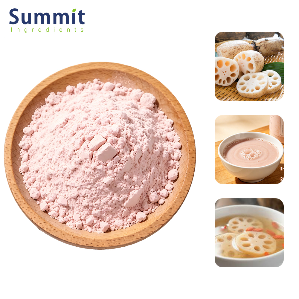 Summit Bestseller Food Grade Herbal Extract Lotus Root Powder 99% Pure White Powder Lotus Root Powder Lotus Root Powder