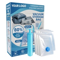 Sacs de compression sous vide légers, sacs de rangement en nylon PA pour couettes et vêtements avec pompe