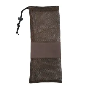 Sac de rangement pour chaussures en maille 35x15cm avec logo personnalisé, cordon de serrage, durable, pour femmes - Product Image 1
