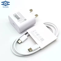 Cargador con Enchufe del Reino Unido, Carga Súper Rápida de 25W, Compatible con Samsung Galaxy S25, S26 Ultra, S24 FE, Edge, S25 Plus, A17, A16, A35, A55, A14, A54