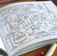 Ensemble de livres de coloriage éducatifs pour enfants, fabriqué en Chine, respectueux de l'environnement, avec reliure parfaite, papier et carton personnalisés pour l'art graffiti