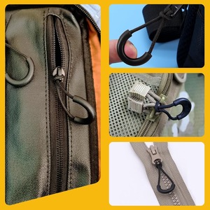 Tirettes de <span class=keywords><strong>fermeture</strong></span> éclair en nylon en forme de U, cordons d'extension et étiquettes de <span class=keywords><strong>remplacement</strong></span> pour sacs à dos, vestes, bagages, tentes et accessoires vestimentaires - Product Image 5