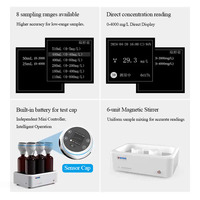LH-BOD306 BOD Analyzer 6 Units Magnetic Stirring System 0-4000mg/L Direct Display Lab Water Quality Testing Device