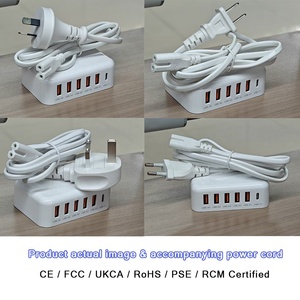 Chargeur USB HNT Factory Wholesale, norme PSE JP, 6 appareils, pour voyage, 15W, chargeur USB-A pour smartphone, adaptateur secteur USB pour <span class=keywords><strong>iPhone</strong></span> - Product Image 3