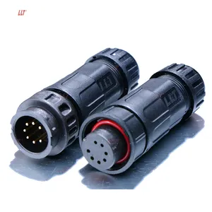 M19 Hoge Kwaliteit Ip68 7pin Elektrische Kabel Draad Assemblage Waterdichte Led Connector