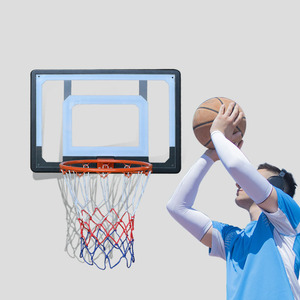 Ensemble de planche de <span class=keywords><strong>basket</strong></span>-ball pour jeunes Support <span class=keywords><strong>mural</strong></span> avec crochets <span class=keywords><strong>Panneau</strong></span> arrière en matériau PE pour enfants - Product Image 1