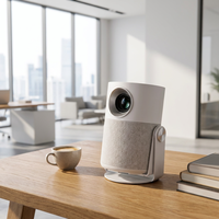 Projecteur de cinéma maison FlixTone T12 MINI avec batterie intégrée, résolution 1080P, 600 lumens ANSI, Android 14 OS, léger
