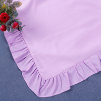 Housse de coussin en dentelle plissée, couleur unie, polyvalente, pour la maison, le salon, la chambre à coucher, le bureau, usage décoratif