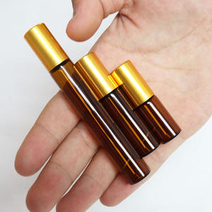 Envase de Vidrio Transparente Marrón de Lujo Personalizado para Aceite de Perfume, Botella Redonda con Rodillo de 1 ml, 2 ml, 3 ml, 5 ml, 10 ml, con Cajas de Empaque - Product Image 5