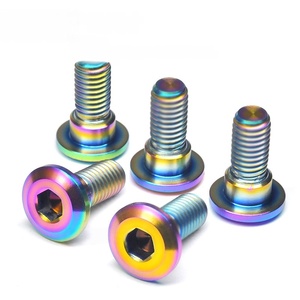 Tornillo de Disco de Freno de Aleación de Titanio, Apto para Modificación de Piezas Suzuki, Tornillo de Pastilla de Freno M8*22, Accesorios para Moto - Product Image 4