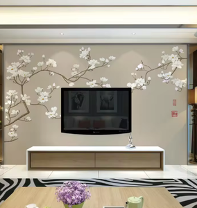 <span class=keywords><strong>Papier</strong></span> <span class=keywords><strong>peint</strong></span> mural personnalisé imprimé en 3D, <span class=keywords><strong>style</strong></span> peinture chinoise, paysage naturel, plante, arbre, <span class=keywords><strong>montagne</strong></span>, fleurs, oiseaux, chinoiserie - Product Image 5