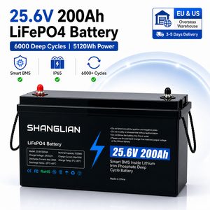 Batterie LiFePO4 25,6V 200Ah avec BMS intégré, 6000 cycles, IP65, garantie 3 ans, entrepôt Pologne, cellules de qualité A, Bluetooth, logo personnalisé - Product Image 1