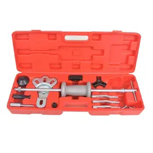 Heavy Duty Dent Puller Slide Hammer Auto Body Repair Tool Kit Wrench Adapter Axle Bearing Hub Set