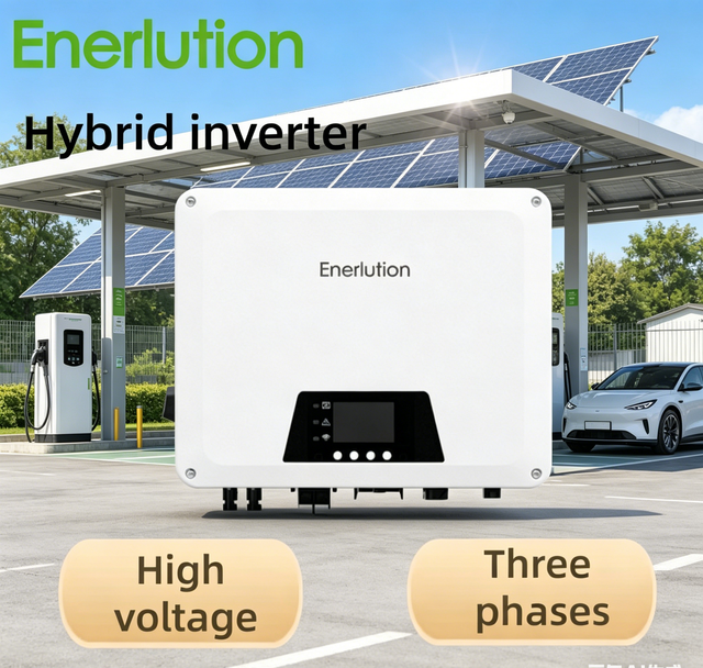 Cost Effective Enerlution 15KW Three Phases Solar Inverter MPPT High Frequency Pure Sine Wave