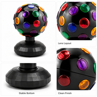 Lumière décorative LED à piles avec interrupteur pour boule disco, idéale pour les cadeaux de fête et les événements festifs