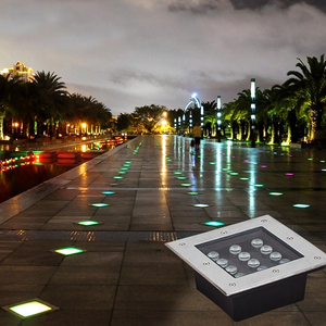 Lumière LED carrée encastrée, projecteur extérieur étanche pour aménagement paysager et <span class=keywords><strong>pelouse</strong></span> - Product Image 6