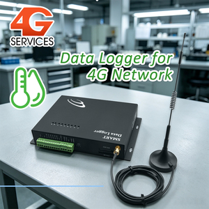 4G LTE <b>temperature</b> humidity <b>logger</b> Programmable <b>data</b> logging interval Real time datalogger recorder - Product Image 2
