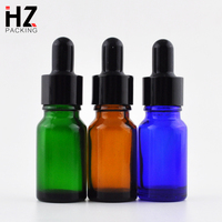 Leere 5ml 10ml 15ml 30ml 50ml 100ml Runde Mattierte Tropfflasche aus Glas mit Silber-Gold-Tropfverschluss für Hautpflege