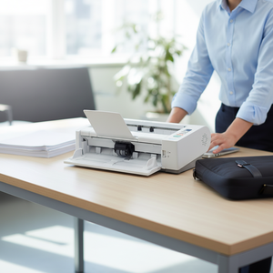 Scanner recto-verso haute vitesse Can-on DR-M140 40ppm pour bureau, factures, <span class=keywords><strong>feuilles</strong></span> <span class=keywords><strong>de</strong></span> réponse, contrats, papier A4, USB portable, 600 dpi - Product Image 6