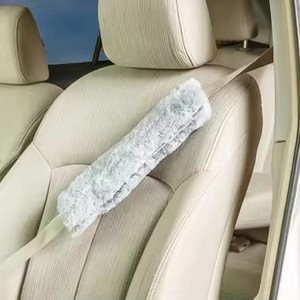 Okayda - Fundas de Lujo para Cinturones de <span class=keywords><strong>Seguridad</strong></span> de Piel de Oveja Natural, <span class=keywords><strong>Almohadilla</strong></span> de Lana Suave y Cómoda para Bolsos, Mochilas, Protectores de Hombro - Product Image 2