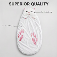 Sac de couchage d'hiver pour adulte en peluche, style enveloppe, design respirant, rembourrage en coton, longueur 170 cm, camping en plein air, léger