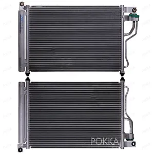 POKKA-compresor de aire ac para coche, condensador para Hyundai Accent