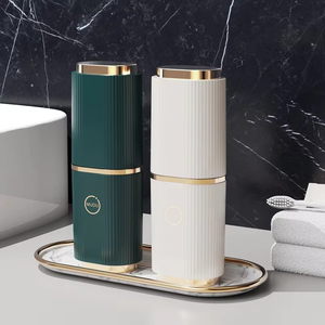 Venta al por mayor 1 ud. Vaso portátil para el hogar y viajes, para enjuague bucal, cepillo de dientes y pasta dental, estuche de almacenamiento. - Product Image 3