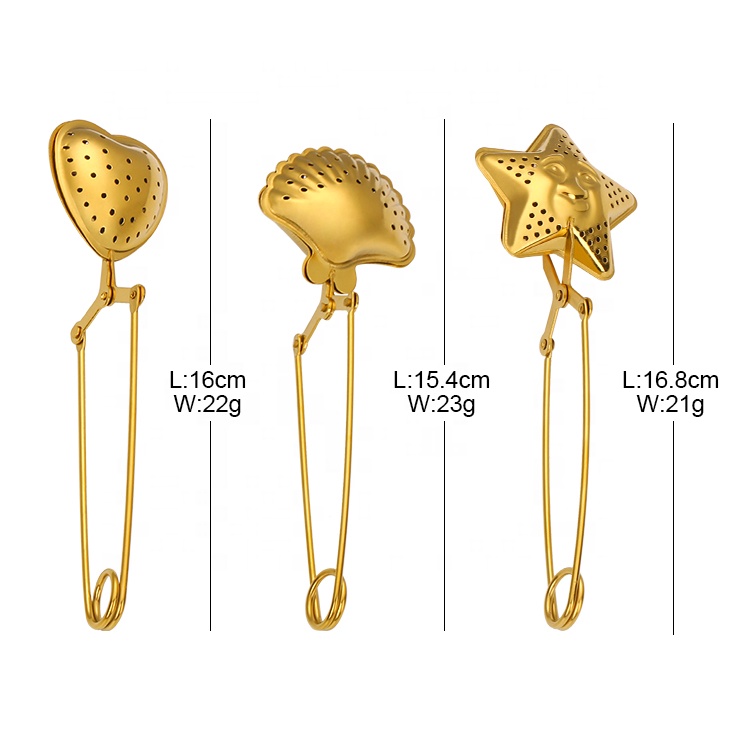 ティーアクセサリーインフューザーデテシルバーカラールーズリーフ