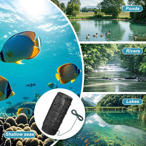 Plastik balıkçılık yem kafes balıkçılık yem tuzak balık tuzak sepeti Minnow halat ile Minnow balık karides kerevit yengeç için - Product Image 5