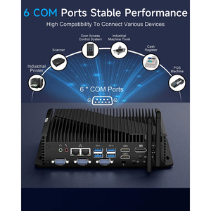 Nuevo Mini PC Industrial sin Ventilador con 4 USB 3.0, 6 COM, 2 LAN, <span class=keywords><strong>Intel</strong></span> Core I5-1235U, Almacenamiento SSD+HDD, Sistema Operativo Linux, Gráficos <span class=keywords><strong>HD</strong></span> <span class=keywords><strong>620</strong></span>, 3 Años de Garantía - Product Image 5