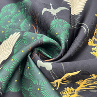 Tissu en satin jacquard et tissu en satin imitation soie, utilisés comme matériaux textiles pour robes, chemises et chemises de nuit, vente en gros