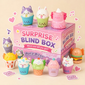 Caja Sorpresa Coleccionable de Juguetes Blandos de PU de Rebote Lento con Diseño de Familia de Pingüinos <span class=keywords><strong>Kirby</strong></span>, Figura Decorativa de Escritorio, Regalo Sorpresa para Niños - Product Image 4