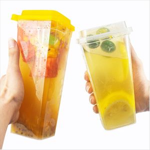 Vasos Desechables Transparentes de Plástico Ecológico de 90 mm para Café, Té de Burbujas, Boba, Helado, Pudín, Yogur, Postres, Bebidas Frías y Frutas - Product Image 3