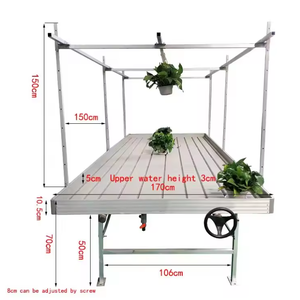 ONE-one Hydroponic Flood Tables Ebb Flow <b>Trays</b> <b>Large</b> Rolling Greenhouse Benches Pc Sheet Cover <b>Plastic</b> Shed Environment Friendly - Product Image 2