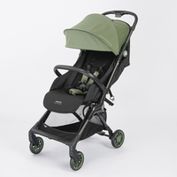 Poussette de voyage légère pliable à une touche pour bébé, nouveau-né, tout-petit, avec cadre en fibre de carbone et charge maximale de 25 kg