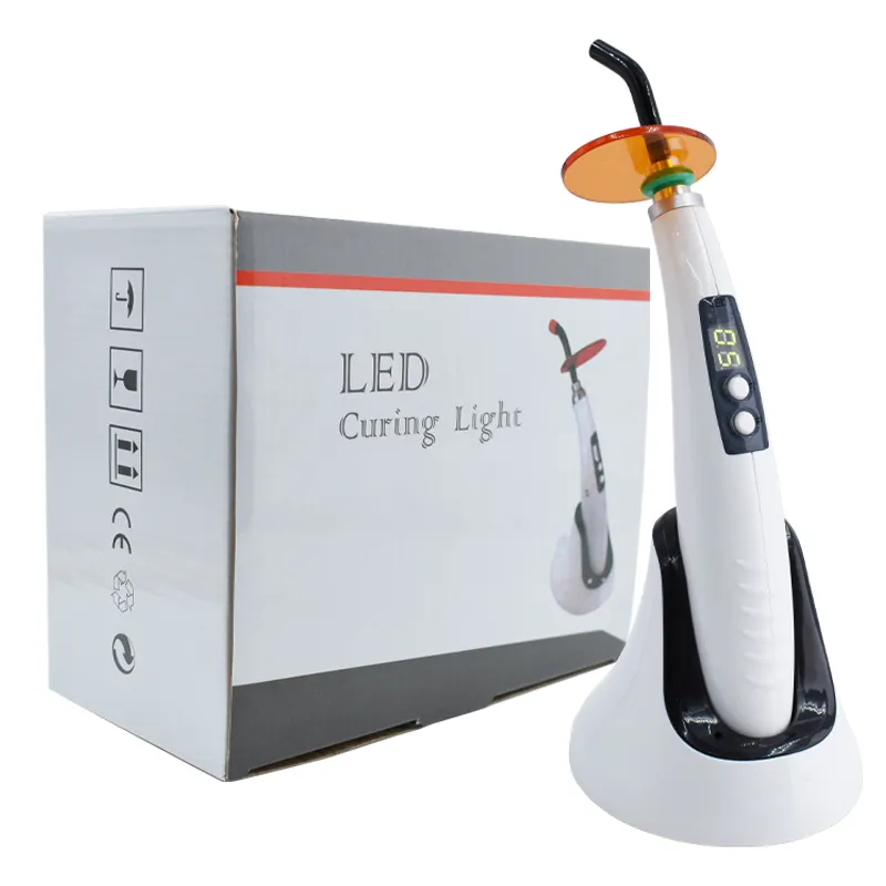 ODM Dental Curing Lamp Photopolymerizer 5sec Full Ramping Pulse Function Wireless LED Light Cure Unit for Dentistry