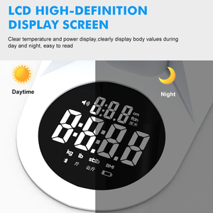 Chất lượng cao đa chức năng kỹ thuật số Quy mô cơ thể chính xác 0.1 gam LCD hiển thị OEM & ODM hỗ trợ cho chiều cao trọng lượng đo lường - Product Image 3