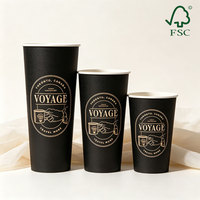 Emballage personnalisé pour boissons à emporter avec gobelets à café à double paroi, porte-gobelets en pulpe compostable et sac de transport en papier kraft