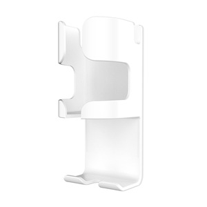 Soporte de pared moderno y sencillo para cepillos de dientes SM, rectangular, sin perforaciones, de PP, organizador de baño para cabezales de cepillo y vasos de enjuague bucal - Product Image 1