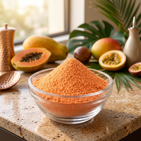 Premium gevriesdroogd papajapoeder, zoete smaak, vegan, zonder conserveermiddelen, zonder toevoegingen, voor desserts, dranken en voedselverwerking